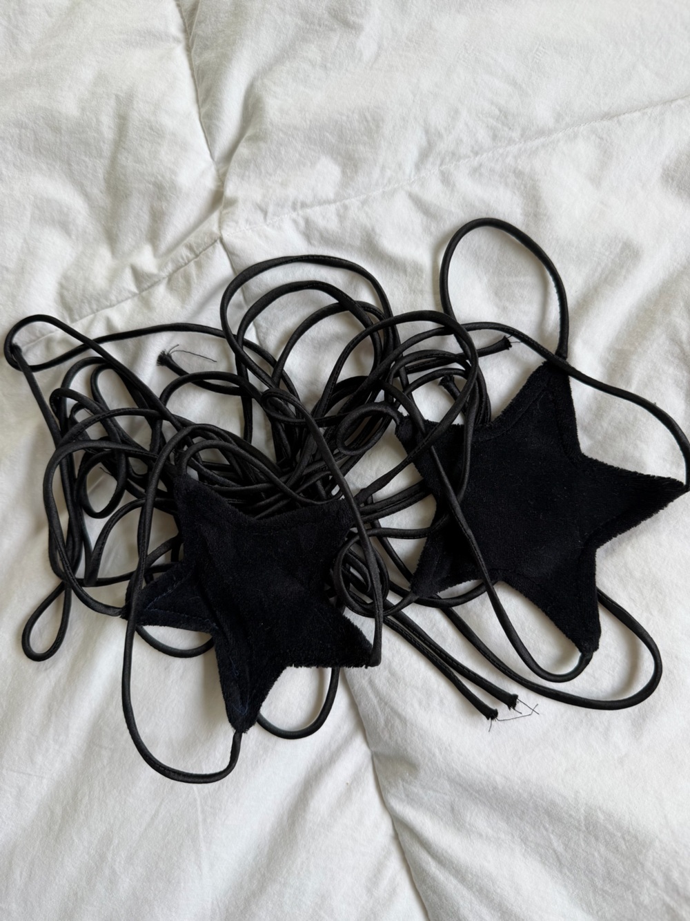 Dolls Kill Shinin' Strappy Halter Star Bra Top - Picture 5 of 5